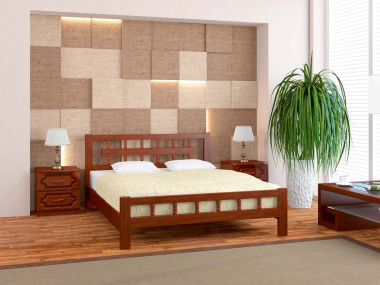 Кровать "Натали-5" из натурального дерева   &mdash; Аэлита