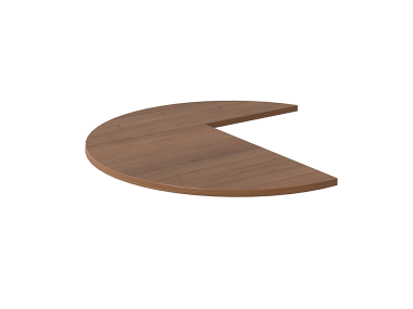 Приставка с вырезом к торцу стола на 700мм  &mdash; Аэлита