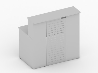 Стойка прямая "Партнер" 1180 Серый &mdash; Аэлита