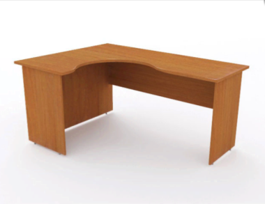 Стол криволинейный СМ28 Монолит 1604х1204х756 левый  — Аэлита