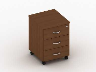 Тумба подкатная с 3 ящиками (замок на верхнем  ящике) 390х430х565 &mdash; Аэлита