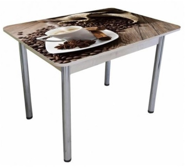 Стол раздвижной Д3 «вставка» с фотопечатью 1100*700 (1500) h750 — Аэлита