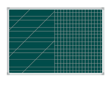 Доска одноэлементная магнитно-меловая с разлиновкой — Аэлита