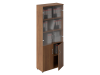 Шкаф высокий закрытый со стеклом(матовое) 800х370х2030 