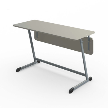 Стол ученический АЭЛИТА Аспект 2-местный нерегулируемый, плоскоовальная труба &mdash; Аэлита