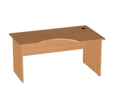 Стол рабочий эргономичный 1400/1600*900*750  &mdash; Аэлита