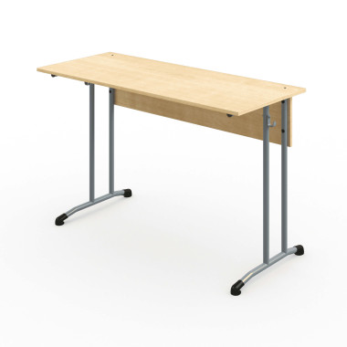 Стол ученический АЭЛИТА Знание 2-местный нерегулируемый, круглая труба &mdash; Аэлита