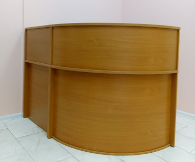 Стойка ресепшн Эдем 1600х900х1170 БУК &mdash; Аэлита