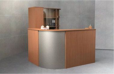 Стойка ресепшн Эдем Премиум 2070х1370х1160 &mdash; Аэлита