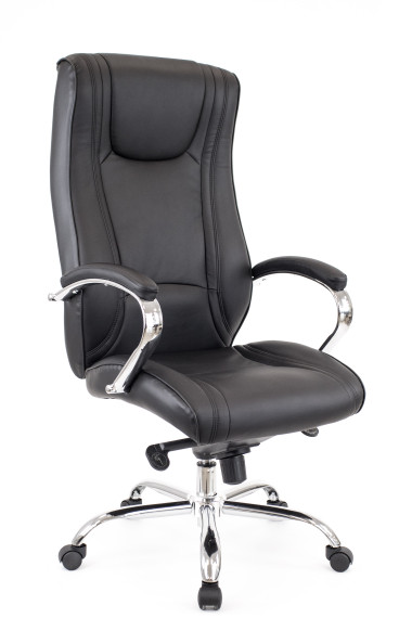 Кресло Everprof King(Кинг) M экокожа черный &mdash; Аэлита