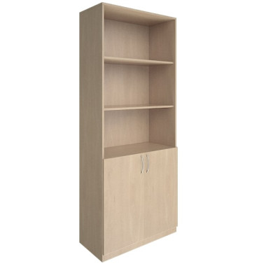 Шкаф высокий широкий Nova S (2 низкие двери ЛДСП) 770х359х1914 — Аэлита