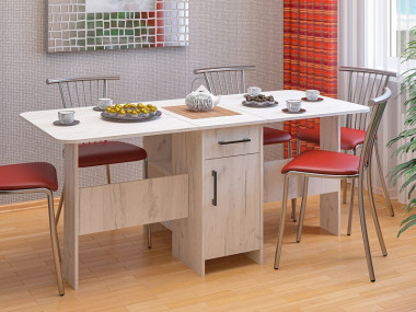 Стол-книжка с тумбой 750х1800 (400)х800 &mdash; Аэлита