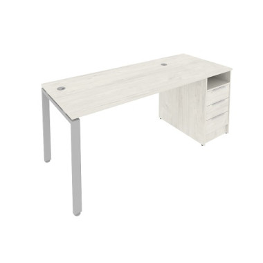 Рабочая станция с опорной тумбой  1412х720х750 &mdash; Аэлита