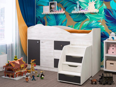 Кровать детская СТРЕЛКА1150х1832х732 &mdash; Аэлита
